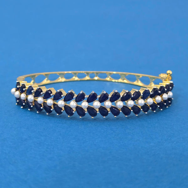 440308 Cz Openable Kada With 2 Tone Plating