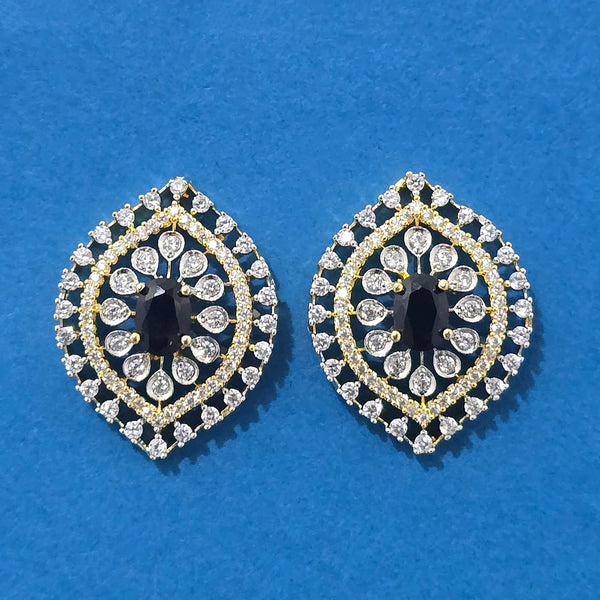 440311 Cz Tops With 2 Tone Plating