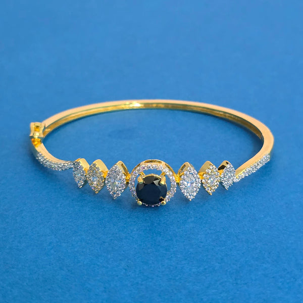 440429 Cz Openable Kada With 2 Tone Plating