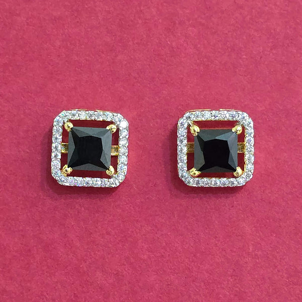 440614 Cubic Zirconia Tops With 2 Tone Plating