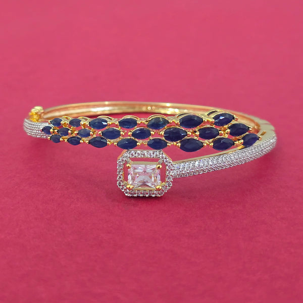 440681 Cz Openable Kada With 2 Tone Plating