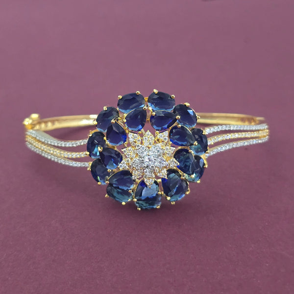 440903 Cz Openable Kada With 2 Tone Plating