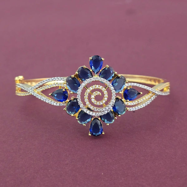 440904 Cz Openable Kada With 2 Tone Plating