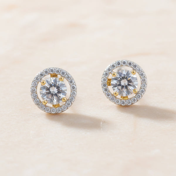 441093 Cz Tops With 2 Tone Rhodium Plating