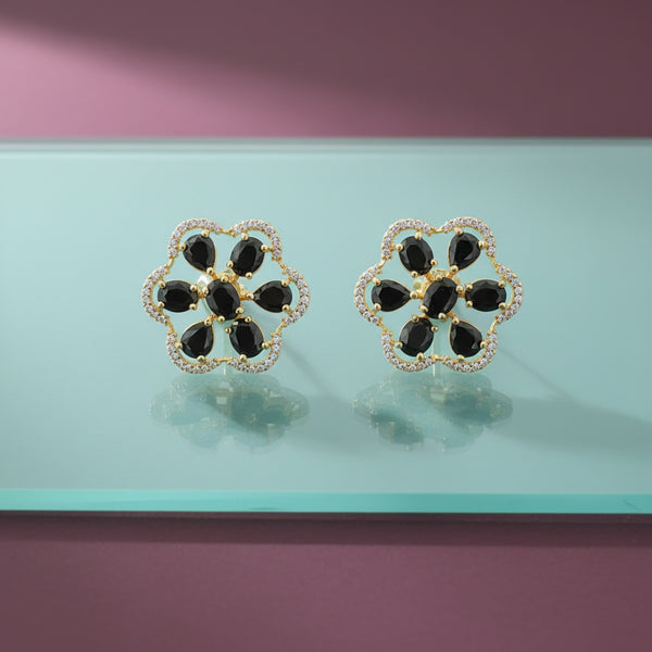 441156 Cubic Zirconia Tops With 2 Tone Plating