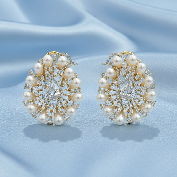 441170 Cubic Zirconia Tops With Gold Plating