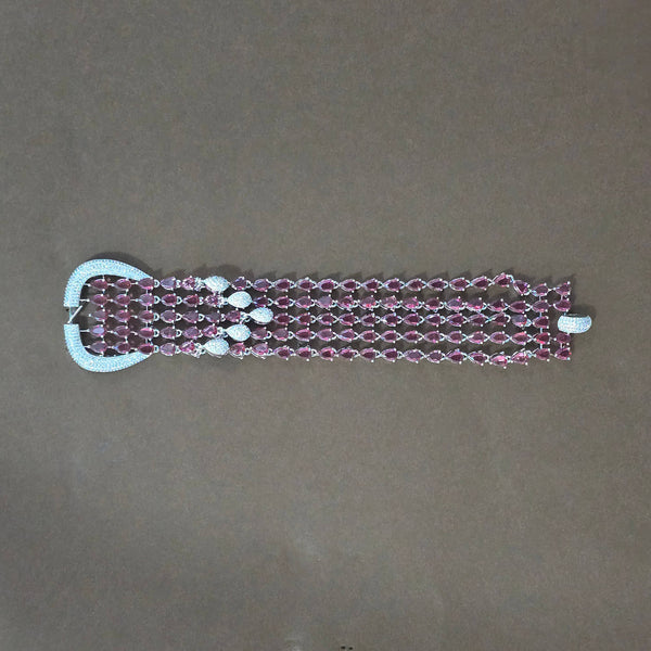 441232 Cz Classic Bracelet With Rhodium Plating