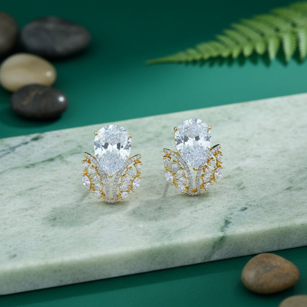 441233 Cz Tops With 2 Tone Plating