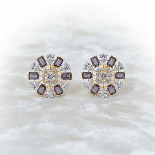 441240 Cz Tops With 2 Tone Plating