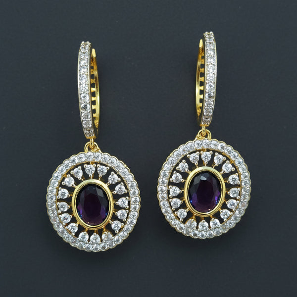 441310 Cubic Zirconia Bali With 2 Tone Plating