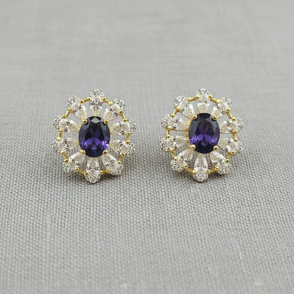 441481 Cz Tops With 2 Tone Plating