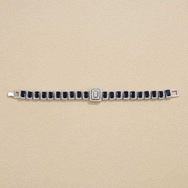 441510 Cubic Zirconia Classic Bracelet With Rhodium Plating