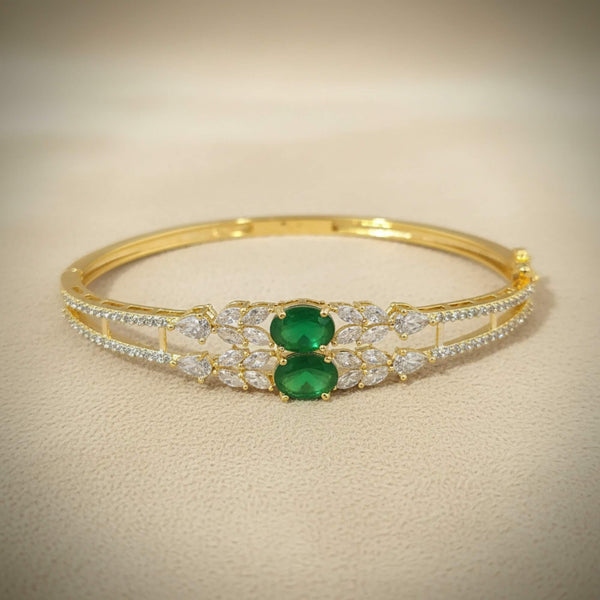 441673 Cz Openable Kada With 2 Tone Plating