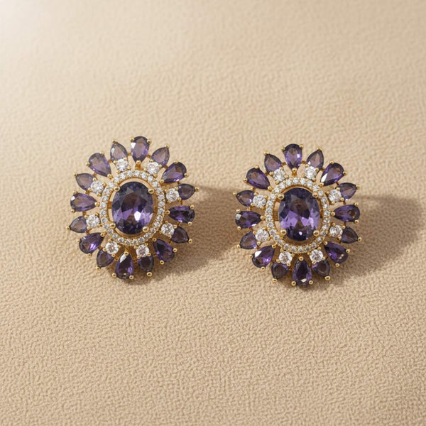 441711 Cz Tops With Mehndi Plating