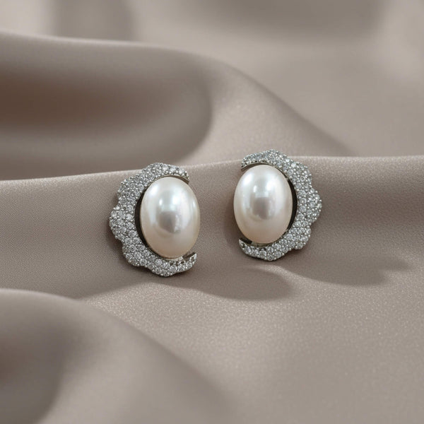 441831 American Diamond Tops With 2 Tone Rhodium Plating