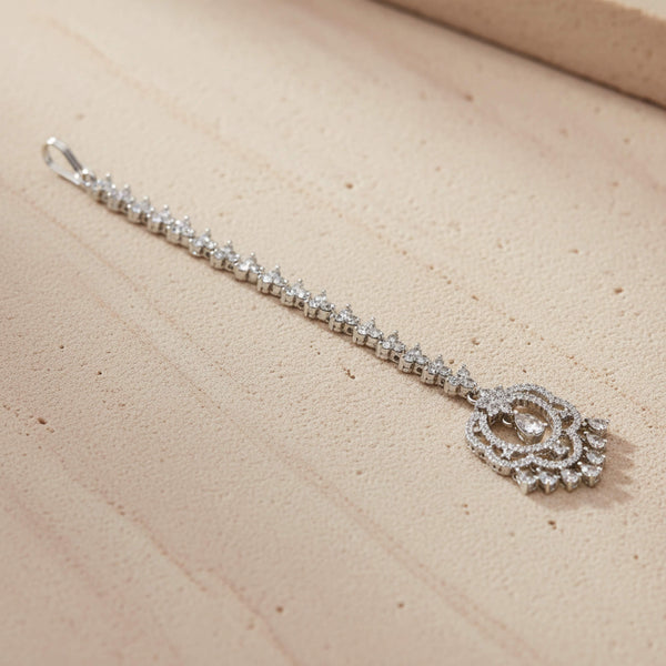 441893 Cz Classic Tikka With 2 Tone Rhodium Plating