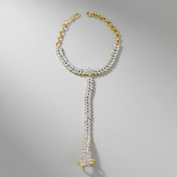 441896 Cz Classic Hath Pan With 2 Tone Rhodium Plating