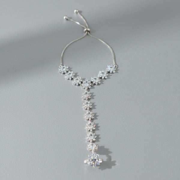 441898 Cz Classic Hath Pan With 2 Tone Rhodium Plating