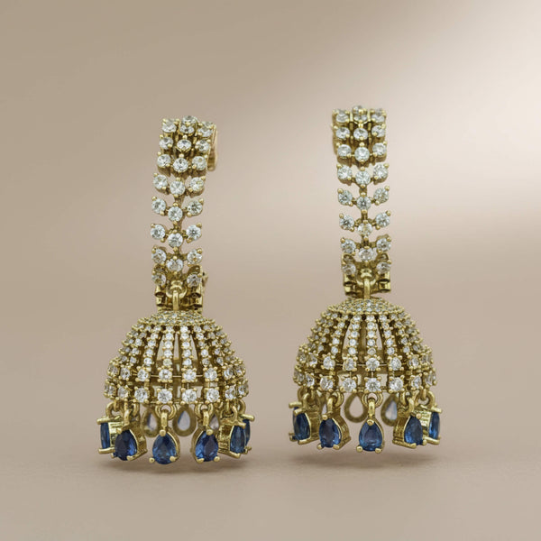 442100 Cz Bali With Mehndi Plating