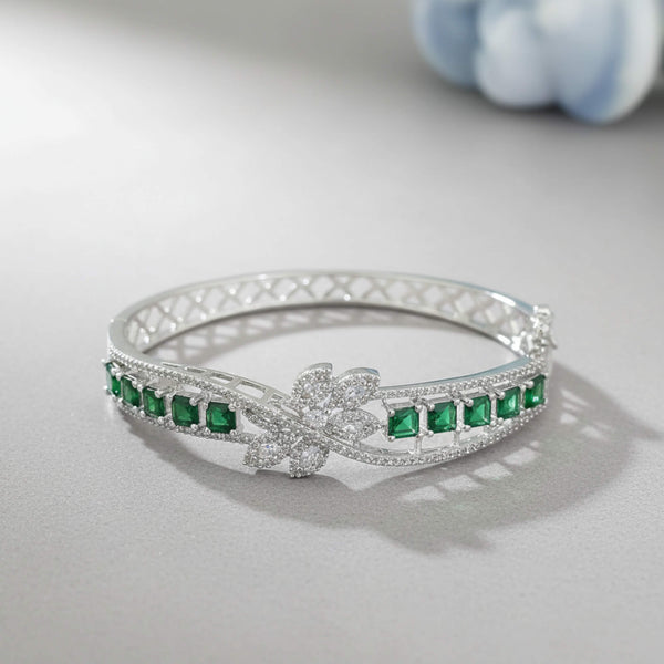 442461 Cz Classic Kada With Rhodium Plating