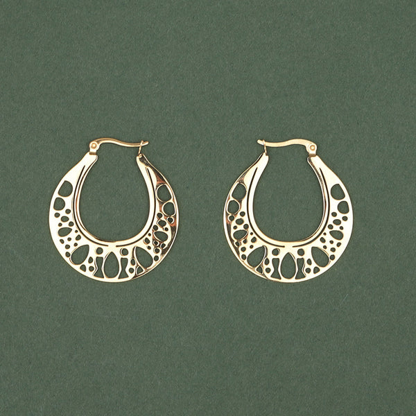 Steel Anti Tarnish Hoops 705164