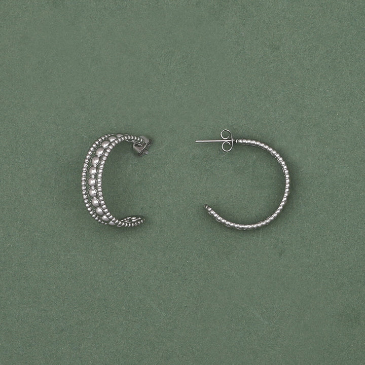 Steel Anti Tarnish Hoops 705168