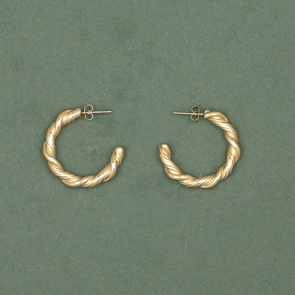 705212 Steel Anti Tarnish Hoops