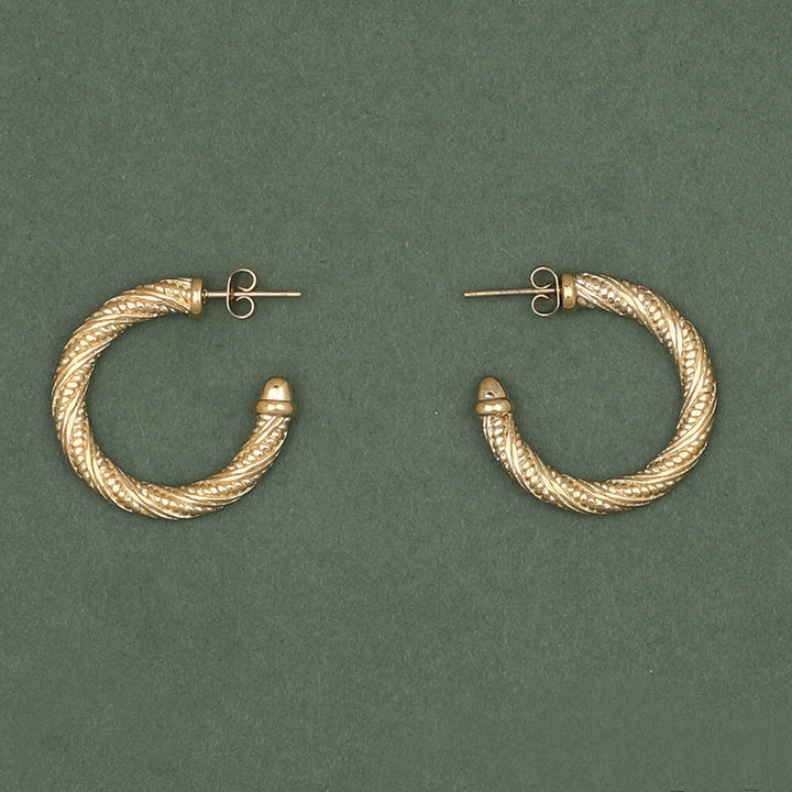 Steel Anti Tarnish Hoops 705216