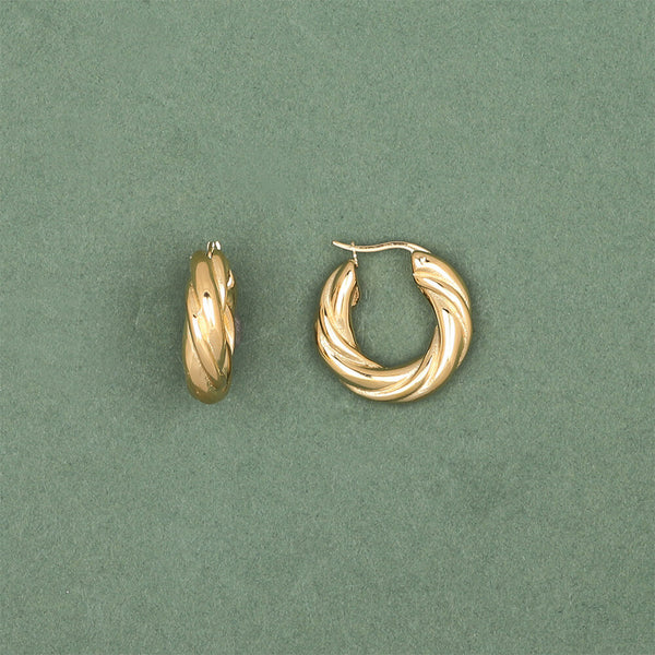 Steel Anti Tarnish Hoops 705289