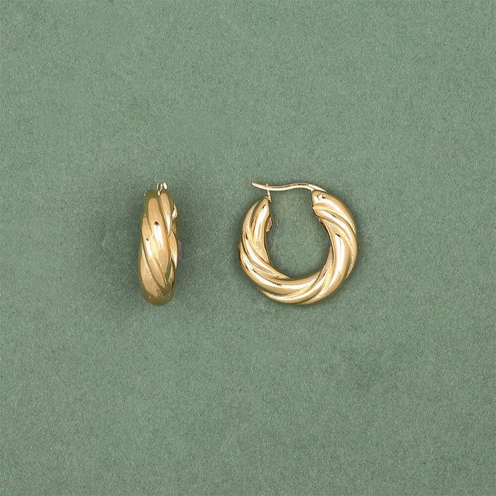 Steel Anti Tarnish Hoops 705289