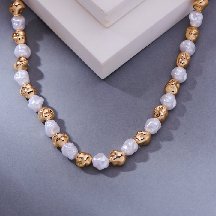 Western Anti Tarnish Pearl Necklace 705515