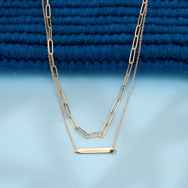 707310 Western Layered Chain Pendant