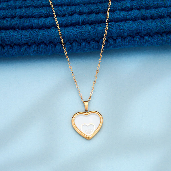 707860 Western Heart Chain Pendant