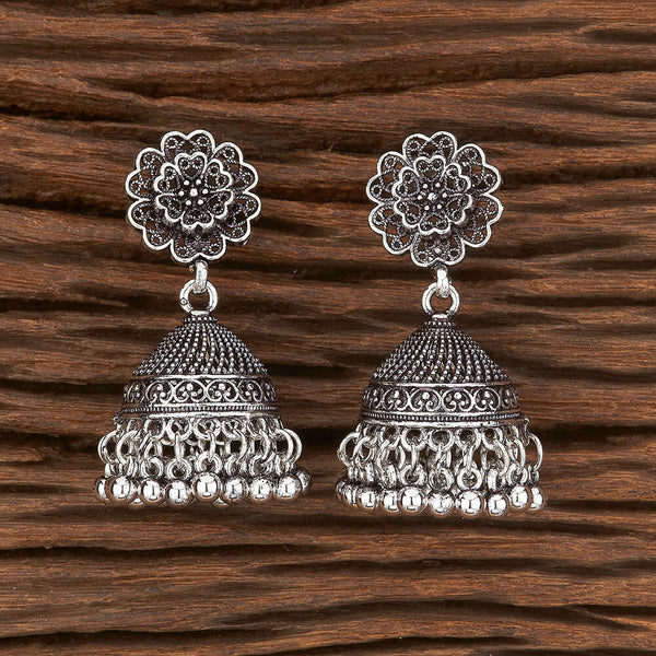 Jhumki With Oxidised Plating 801732