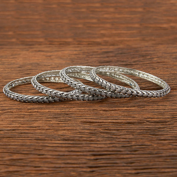 Classic Bangles With Oxidised Plating 801740