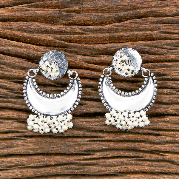 Chand Earring With Oxidised Plating 805007