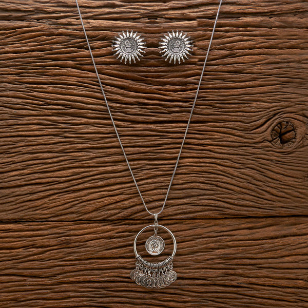 806596 Classic Pendant Set With Oxidised Plating