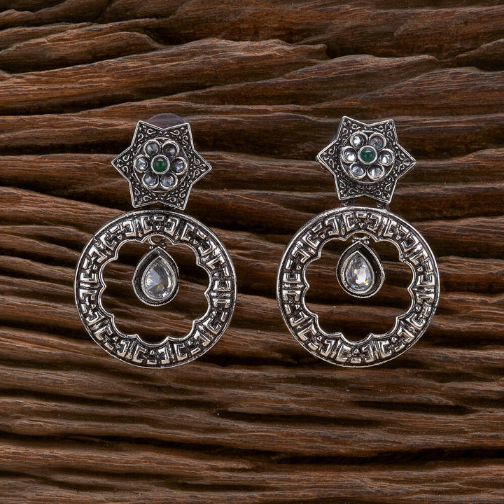 Delicate Earring With Oxidised Plating 807049