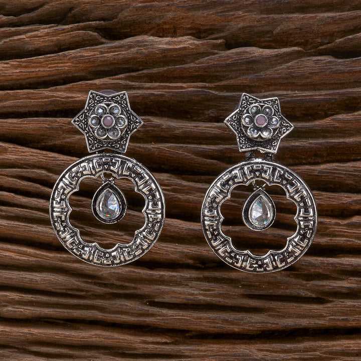 Delicate Earring With Oxidised Plating 807049