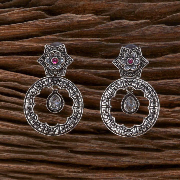 Delicate Earring With Oxidised Plating 807049