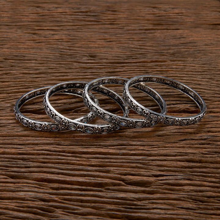 Classic Bangles With Oxidised Plating 807070