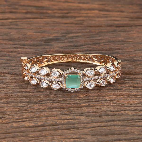 Kundan Classic Kada With Gold Plating 351298